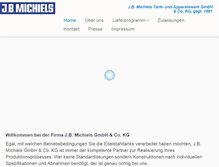 Tablet Screenshot of jbmichiels.de